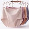 Roupa íntima de algodão para a mamãe Roupa íntima para idosos Categoria 7A Melhor tamanho plus size para a mamãe menina cheinha Calça de roupa íntima de cintura alta