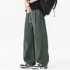Pantalones para hombre talla grande, extra grandes, transfronterizos 150 kg, pantalones de pierna recta, pantalones de pierna ancha, ropa casual de negocios para hombres de talla grande y alta
