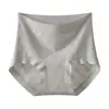 Ropa interior de algodón puro para mujer talla grande, tiro alto, estampado de rombos, ajustada a la cadera, entrepierna extendida antibacteriana, sin costuras, cómoda, algodón puro, 2026