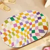 Alfombrilla Creativa de Baño Dopamina Absorbente Secado Rápido Tablero de Ajedrez Barro de Diatomeas Alfombrilla Suave Entrada de Baño Alfombra Antideslizante