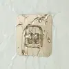Estante Organizador Soporte Pegatina Auxiliar Hebilla Transparente Cepillada Parche Sin Rastro Hebilla Sin Taladro Hebilla Sin Rastro Gancho de Garra