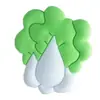 Nova série de sapatos com furos para plantas frutíferas de plástico, sapatos com flores de PVC removíveis, acessórios para venda quente transfronteiriça DIY