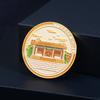 Recuerdos Turísticos Culturales y Creativos del Museo de Beijing Medalla Conmemorativa de Metal Insignia Ciudad Prohibida Broche Estilo Chino Regalo Personalización