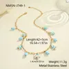 Collar de Acero Inoxidable Estilo Vacaciones Colorido Estrella de Mar Transfronterizo Europeo y Americano de Venta Caliente Que No Se Desvanece, Pulsera Estilo Océano Ins al por Mayor
