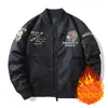 Nueva Chaqueta de Piloto Ma1 Estilo Otoño e Invierno para Hombre, Chaqueta de Béisbol con Bordado Pesado, Chaqueta de Trabajo Talla Grande, Moderna