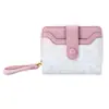 Estilo Romántico Nuevo Moda Nacional Floral Cartera para Mujer Gran Capacidad Cartera de Estudiante Portatarjetas Múltiples
