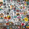 102 Adesivos Criativos de Bicicleta de Montanha Desenho Animado Material de Papelaria para Caderno DIY Decoração Personalizada A Partir de Uma Peça