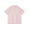 Camiseta de Algodón Puro de Peso Pesado para Hombre, Estilo Básico Holgado de Verano, Camiseta Interior Negra y Blanca de Media Manga con Cuello Redondo, Personalizable con Logo