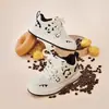 Sapatos Infantis Balabala, Tênis Infantis, Leves para Primavera e Outono, Sola Macia, Sapatos Respiráveis e Confortáveis, Fofos Tênis Baixos Brancos