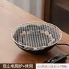 Fogão Elétrico Cerâmico de Mesa para Uso Doméstico, Pequeno Conjunto de Chaleira com Bule e Dispositivo para Infusão de Chá