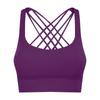 Nuevo Sujetador Deportivo Push-up a Prueba de Golpes con Espalda Cruzada de Belleza Transfronteriza, Amigable con la Piel Nude, Transpirable para Yoga S2010