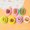 Miniaturas Realistas de Comida Brinquedos Acessórios de Resina Cola de Creme DIY Acessórios de Cabelo Decorações para Capa de Celular Desenhos Animados Fofos Pequenos Enfeites