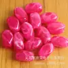 Vários Tipos de Contas Acrílicas Irregulares Bicolores Imitando Pedras Preciosas com Furo Grande Coloridas para Pulseira Colar Acessórios de Contas Soltas