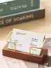 Caja para Tarjetas de Presentación Exhibidor de Tarjetas de Presentación para Recepción Estante para Tarjetas de Presentación Caja de Almacenamiento Mesa Creativo Escritorio Soporte para Tarjetas de Presentación