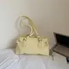 Bolso de hombro de lunares estilo coreano para mujer, nuevo bolso de moda para el hombro primavera 2026, bolso tote de mano de nicho de moda