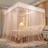 Mosquitero de Piso para Hogar de Tres Puertas, Mosquitero de Cama Tradicional para Uso Doméstico, Mosquitero de Cama Anti-Mosquitos de 1.6m 8
