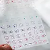 Pegatinas para Uñas Estilo Chica Dulce Estilo Coreano Oso Ts3960 Conejito de Dibujos Animados, Cachorro, Zorro, Gato Pegatinas para Uñas