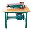 Equipo de pulido simple pequeña pulidora de doble propósito vertical y horizontal de escritorio máquina de banda 915 monofásica trifásica opcional