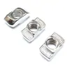 Tuercas Tipo T en Stock Estándar Europeo/Estándar Nacional, Tuercas Forma de Barco de Acero Inoxidable 304, Tuercas Forma de Barco de Aluminio para Perfiles M3~M8