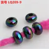 Contas Acrílicas Coloridas com Furo Grande Perucas Dreadlocks Cabelo Trançado Tranças Contas Decorativas Joias DIY Acessórios de Cabeça para Meninas Contas