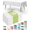 Mantel desechable transfronterizo de Amazon, mantel de postre de cumpleaños, tela plástica rectangular engrosada, impermeable, no lavable, paquete múltiple