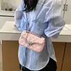 Bolso Cuadrado Pequeño Acolchado con Cadena Estilo Chanel de Alta Gama Nuevo 2026 Transfronterizo para Mujer, Bolso de Hombro y Cruzado Versátil de Moda