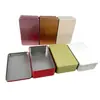 Cajas de Galletas Más Vendidas, Cajas Metálicas para Tiramisú, Cajas de Empaque para Repostería y Panadería, Latas Metálicas de Hojalata para Pastel de Piña, Color Sólido