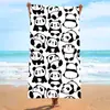 Toalha de Praia de Fibra Ultrafina Transfronteiriça que Absorve Água e Não Solta Fiapos, Personalizada com Fotos, Toalha de Praia Impressa Digital de Secagem Rápida da Amazon