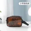 Saco cosmético transparente PVC saco de higiene pessoal Business Travel Storage Bag impermeável de grande capacidade portátil saco de armazenamento de saco cosmético