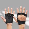 Venta al por mayor de fábrica para hombres y mujeres, fitness, levantamiento de pesas, resistente al desgaste, capullo, antideslizante, medio dedo, transpirable, rocío de mano, dorso, guantes de tracción dura, resistentes al desgaste