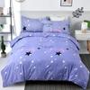 Procesamiento de tela de algodón tela de flores tela de tela para hacer funda de edredón sábana ropa de edredón superficie de ropa de cama gradualmente tela de fondo estampado y teñido