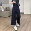 Calça Flare com uma Vibe Estilosa! Calça Casual Respirável com Proteção Solar em Mistura de Tencel, Calça Flare para o Dia a Dia, Calça de Vovó H033019