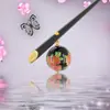 Venda Quente de Fábrica Rosa Sakura Flor Grampo de Cabelo para Noiva Acessórios de Cabelo Antigos em Acrílico Grampo de Cabelo Estilo Japonês e Coreano Material Franja Acessórios de Cabeça