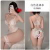 Lingerie Sexy, Renda Sexy, Lingerie Tentadora com Abertura no Entrepernas, Pijama Quente Transparente para Mulheres, Não Precisa Tirar, Uniforme Qqny
