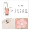Bolso de Hombro Artístico de Felpa Corta Estilo Chino Personalizado con Estampado Completo, Bolso Cubo Regalo Hanfu, Producto Creativo Cultural de Lona