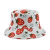 Novo Chapéu de Pescador Estilo Moda Europeia e Americana com Estampa de Folha de Bordo Chapéu de Sol Feminino para Viagens ao Ar Livre na Primavera e Outono Chapéu Balde Vestível de Dupla Face para Homens