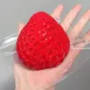 Juguete Squishy de Fruta con Cubitos de Hielo Muñeca Colgante para Niños Juguete para Aliviar el Estrés Rebote Lento Artículo Popular de Celebridad de Internet