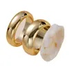 Accesorio transfronterizo de gran venta, producto nuevo: brazalete abierto de forma de ola irregular para mujer, conjunto de tres piezas personalizado y de moda de joyería para mujer
