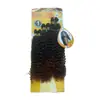 Extensiones de Cabello, Cabello Sintético, Paquetes de Cabello Sintético Rizado Jerry, Pelucas de Fibra Suave de Alta Temperatura