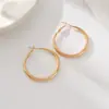 Pendientes de aro grandes exagerados, simples y elegantes, para mujer, estilo nicho de alta gama, pendientes populares de celebridades de internet, venta al por mayor directamente del fabricante