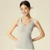 Camisola Térmica para Mujer Otoño Invierno Sin Costuras de una Pieza con Almohadillas en el Pecho Ropa Interior de Copa Fija Capa Base No Necesita Usar Sujetador