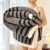 Manta Catiónica de Terciopelo de Leche Espesado Manta para Siesta de Oficina Manta para Sofá Chal de Terciopelo Coral Colcha Pequeña Otoño e Invierno