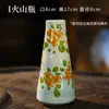 Vaso de Pintura a Óleo Feito à Mão de Jingdezhen Flor Seca Decoração de Casa Decoração de Gabinete de TV Gabinete de Vinho Gabinete de TV Flor de Cerâmica