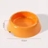 Atacado Tigela de Plástico Prática para Animais de Estimação Tigela para Cachorro Cor de Doces Tigela Redonda Única Tigela para Gato Tigela para Comida de Animal de Estimação Tigela de Arroz