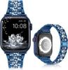 Adecuado para Apple Tres Perlas S Incrustado de Diamantes Aleación de Zinc Correa de Reloj Universal Applewatch11-1 para Todas las Series, Exclusivamente para Ventas Transfronterizas