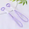 Lanyard para Teléfono con Bloques de Color Llavero Color Dopamina Hebilla de Cuentas con Bloques de Color Cadena para Bolso Nudada Juguete Colgante para Teléfono