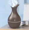 Luz Nocturna de Madera con Grano de Madera Colorida Atomizador de Aromaterapia Humidificador de Escritorio para el Hogar Luz Ambiental Luz Ambiental Máquina de Aromaterapia