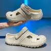 Zapatos con Agujeros de EVA para Hombre Verano Suela Suave Deportivos Chanclas para Exteriores Estilo Hombre 2026 Nuevo Estilo Caliente Ropa para Exteriores Playa