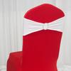 Atacado stretch cadeira decorativa de volta flor broca fivela cinta hotel cadeira de casamento broca fivela cinta cadeira de mesa conjunto
