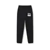 Pantalones jogger Stussy negros con estampado de ocho, estilo nuevo transfronterizo, de corte holgado, adecuados para primavera y otoño, pantalones deportivos casuales, pantalones largos, unisex